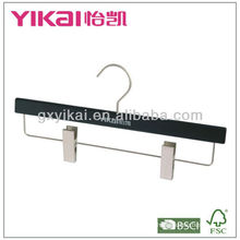 2013 New Style Matted Black Wooden Trousers Hanger